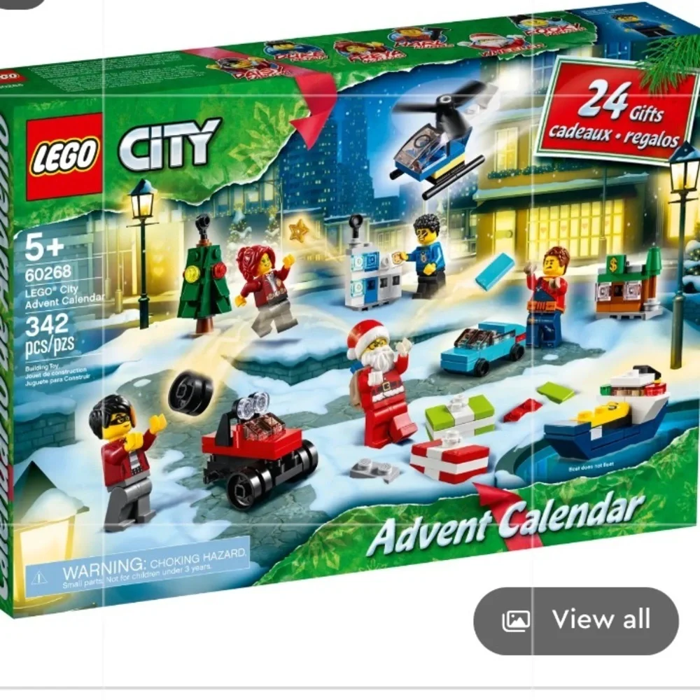 Lego city advent calendar number 60268 342 pieces NWT IN BOX